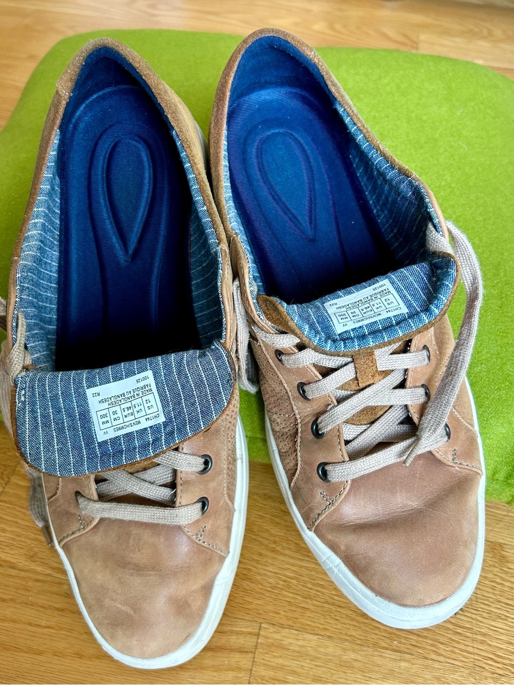 Rockport Men’s US12 Leather Colle Tie Lace-Up Shoes Light Brown / Tan — CH1744 - Picture 5 of 5